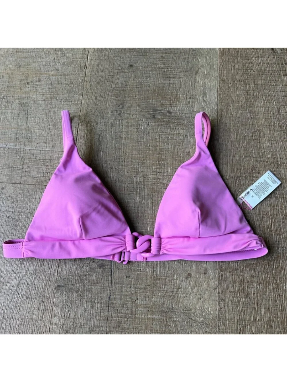 Vitamin A Gia Triangle Bikini pink Top size M
